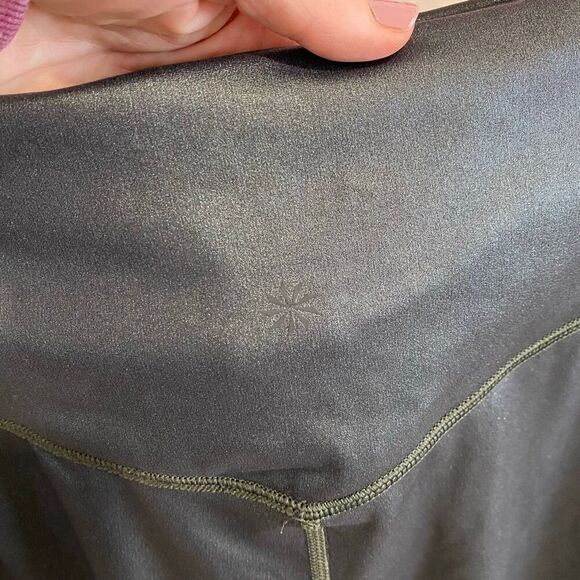 Athleta Charcoal Leggings - Picture 5 of 9